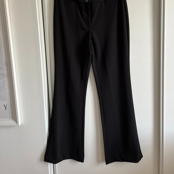 Karl Lagerfeld Paris | Black Wide Leg Dress Pants - Picture 2 of 6